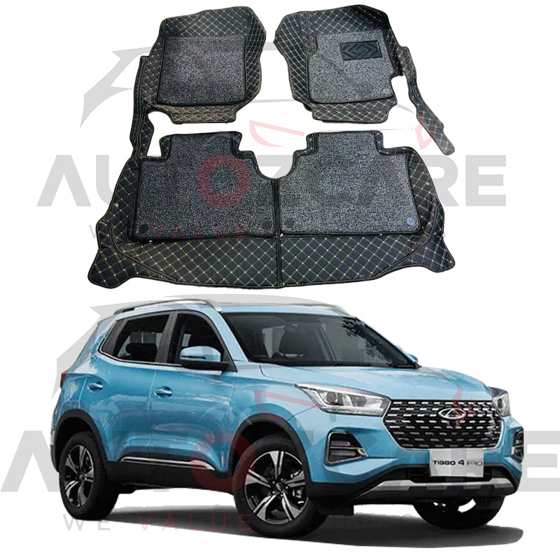 Chery Tiggo 4 Pro 9D Custom Floor Mat - Model 2022-2025