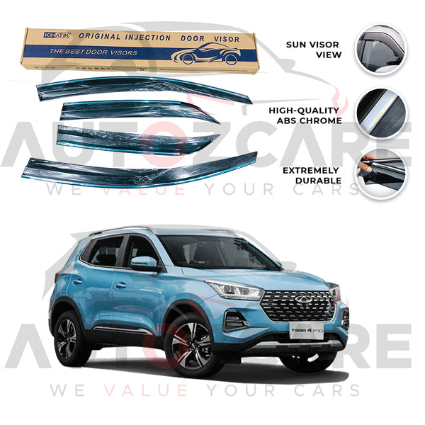 Chery Tiggo 4 Pro Air press sun visor with chrome - Model 2022-2025