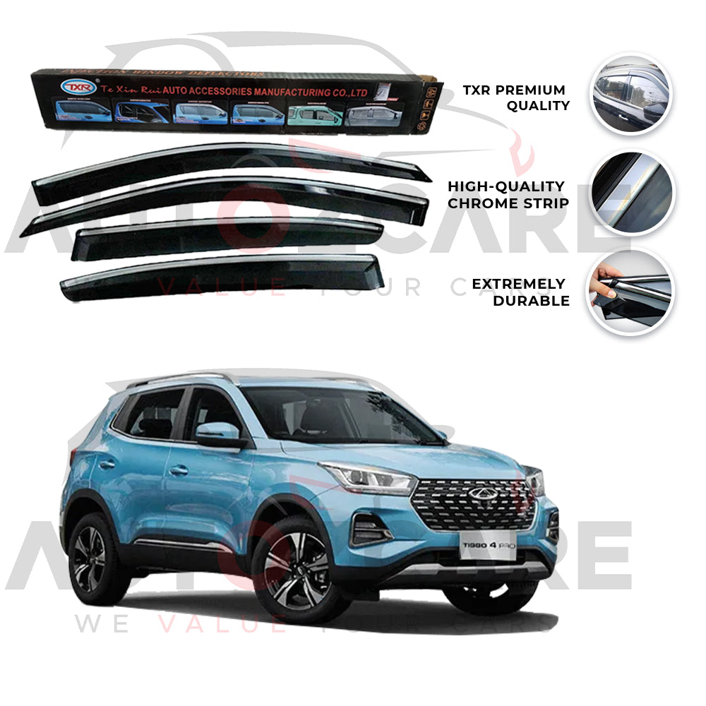 Chery Tiggo 4 Pro TXR press sun visor with chrome - Model  2022-2025