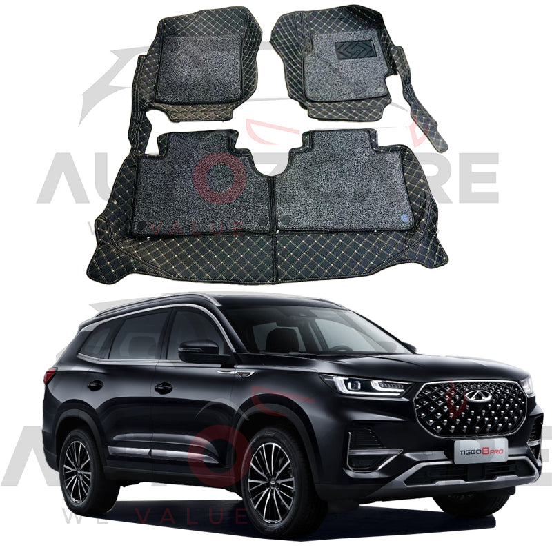 Chery Tiggo 8 Pro 9D Custom Floor Mat - Model 2022-2025