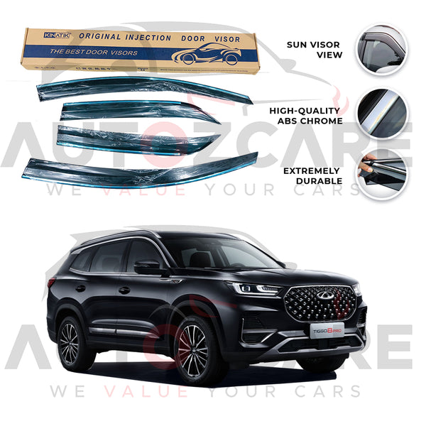 Chery Tiggo 8 Pro Air press sun visor with chrome - Model 2022-2025