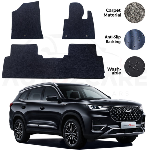 Chery Tiggo 8 Pro Genuine Fitting Carpet Floor Mat 5PCS - Model 2022-2025