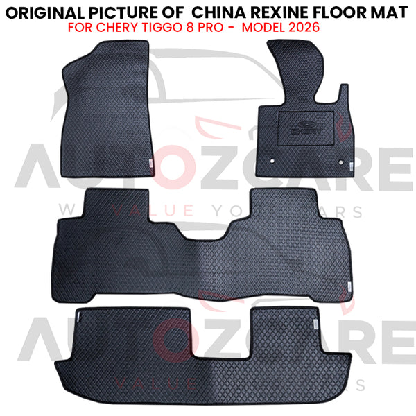 Chery Tiggo 8 Pro Hybrid China Rexine Floor Mat 5PCS - Model 2026