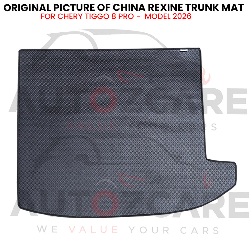 Chery Tiggo 8 Pro Hybrid China Rexine Custom-Size Trunk Mat - Model 2026