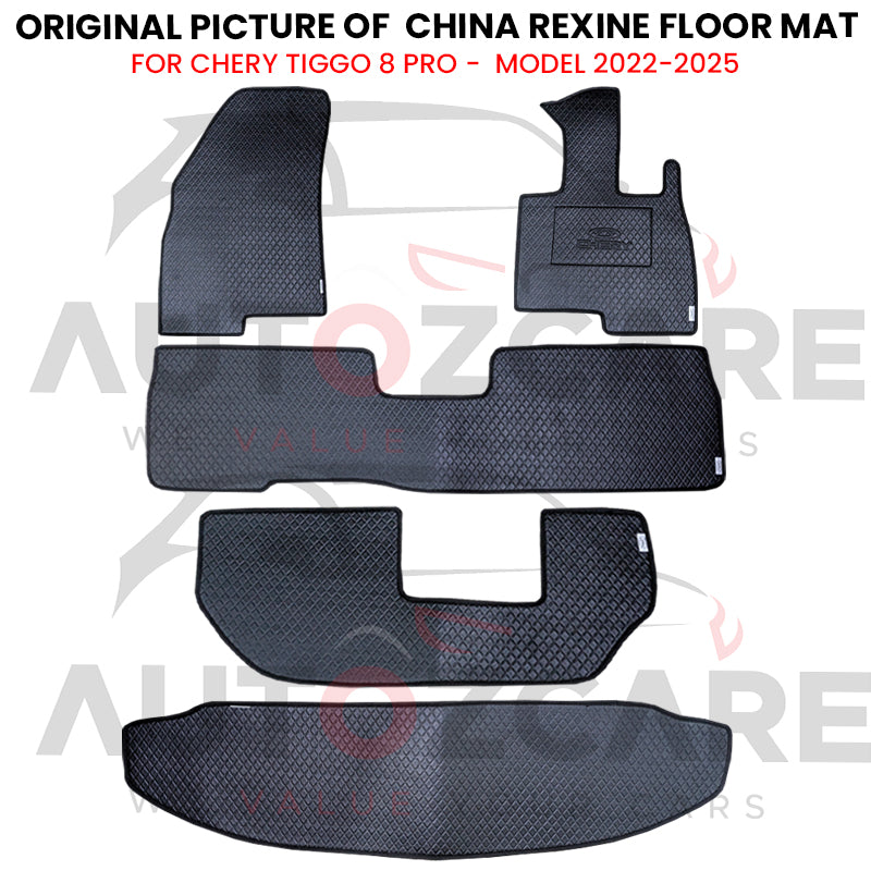 Chery Tiggo 8 Pro China Rexine Floor Mat 5PCS - Model 2022-2025