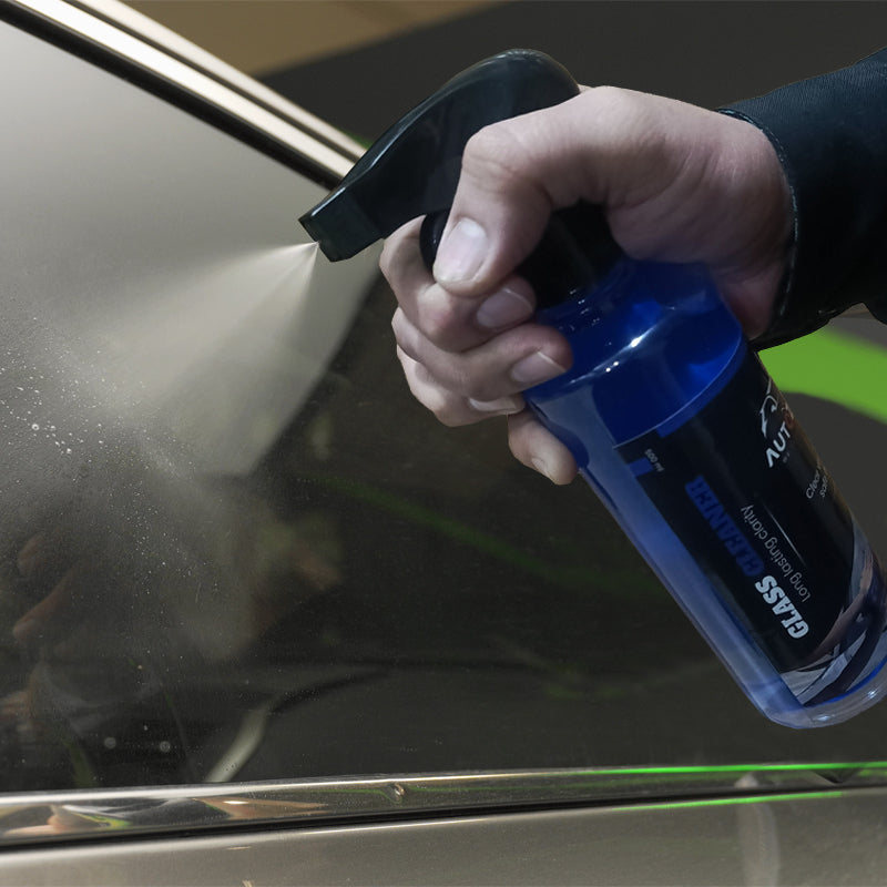 AutozCare Glass Cleaner with Cleaning Applicator Pad (Pack Of 2)