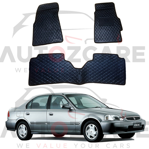 Honda Civic 7D Floor Mat (Flat Style) 3PCS - Model 1996-2001