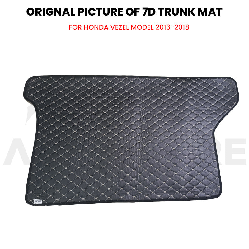 Honda Vezel 7D Custom Car Trunk Mat - Model 2013-2018 Vezel Best Trunk mat | Vezel Trunk | Vezel Mat | Mix Thread