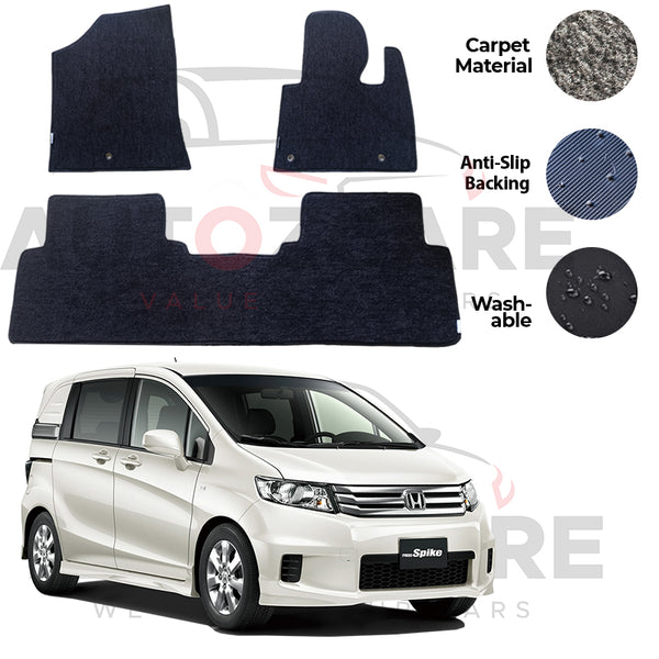 Honda Spike Genuine Fitting Carpet Floor Mat 4PCS - Model 2016-2025