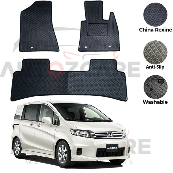 Honda Spike China Rexine Floor Mat 4PCS - Model 2016-2025