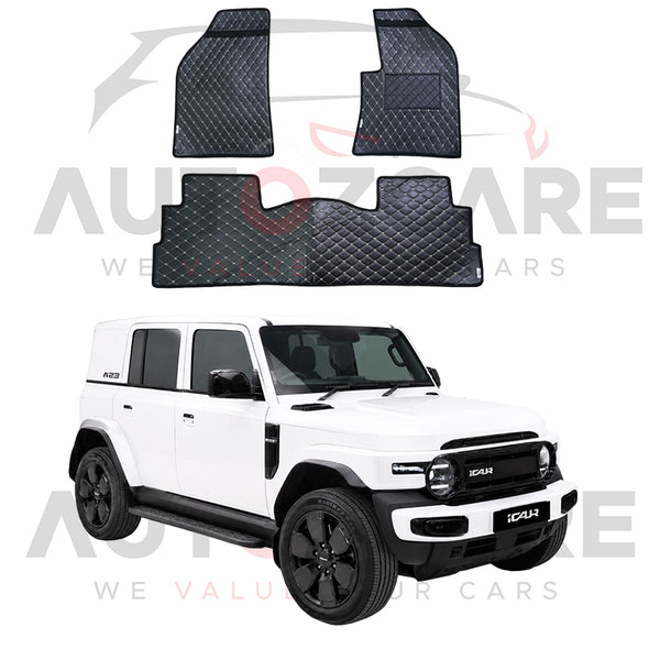 iCAUR V23 7D Floor Mat ( Flat Style ) 3PCS - Model 2026