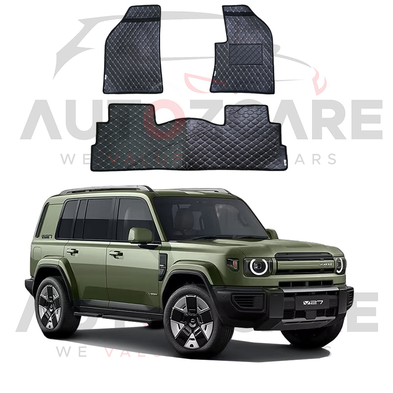 iCAUR V27 7D Floor Mat (Flat Style) 3PCS - Model 2026