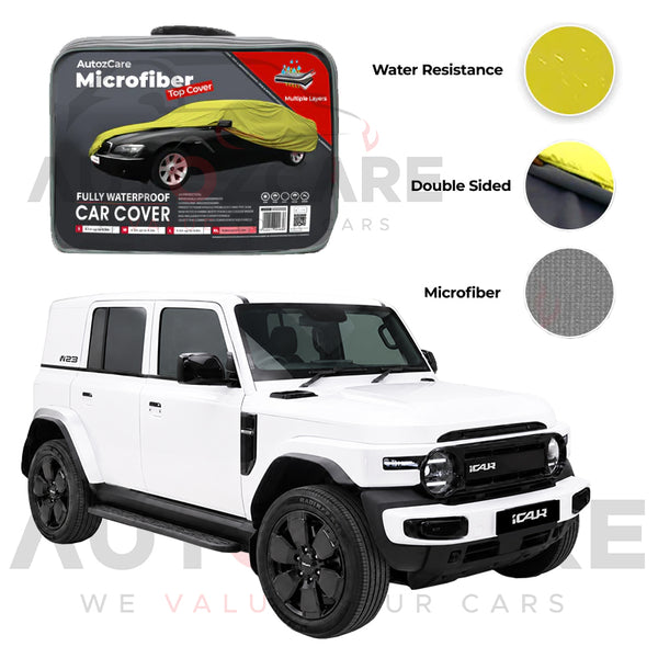 iCaur V23 Microfiber Car Top Cover - Model 2026