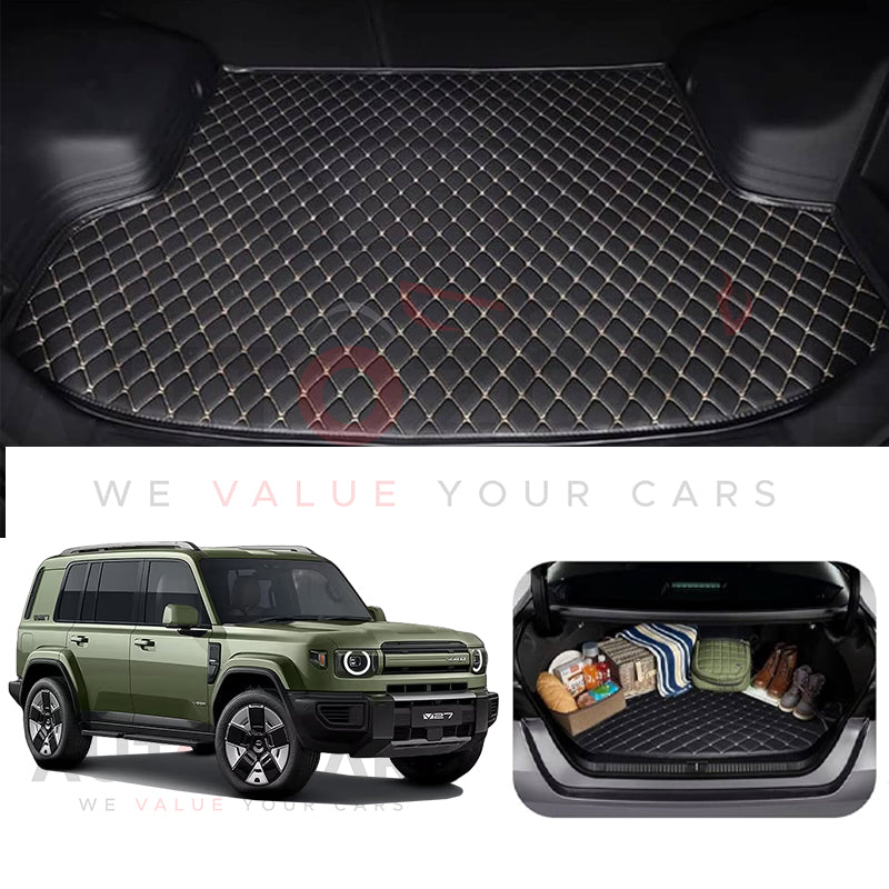 iCaur v27 7D Custom Car Trunk Mat - Model 2026