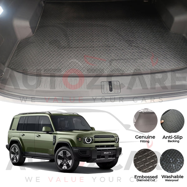 iCaur V27 China Rexine Custom-Size Trunk Mat - Model 2026