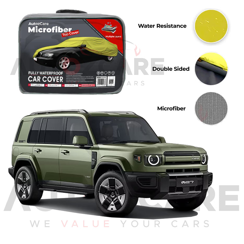 iCaur V27 Microfiber Car Top Cover - Model 2026