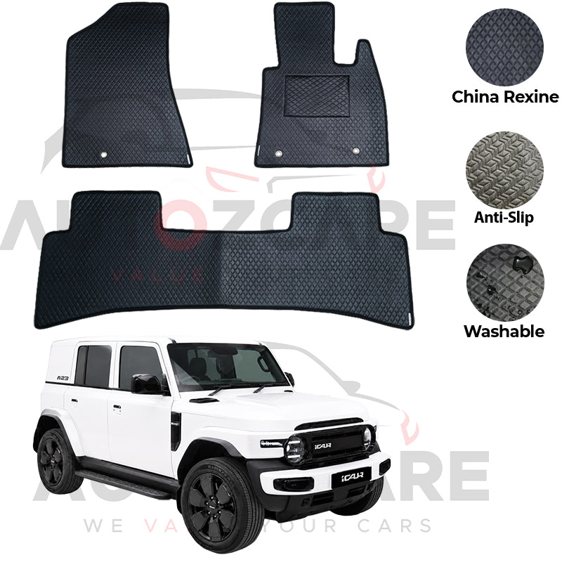 Icaur V23 China Rexine Floor Mat 3PCS - Model 2026