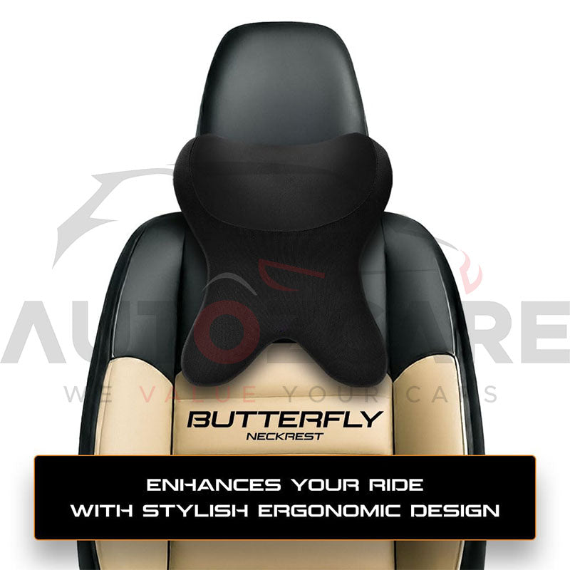 Butterfly Ergonomic Car Neck Rest Pillow