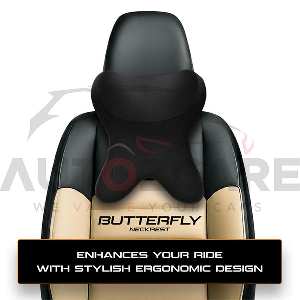 Butterfly Ergonomic Car Neck Rest Pillow