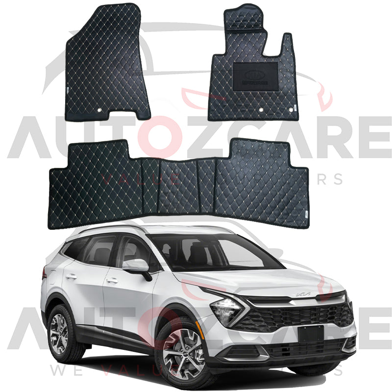 Kia Sportage 7D Floor Mats ( Flat Style ) - Model 2025