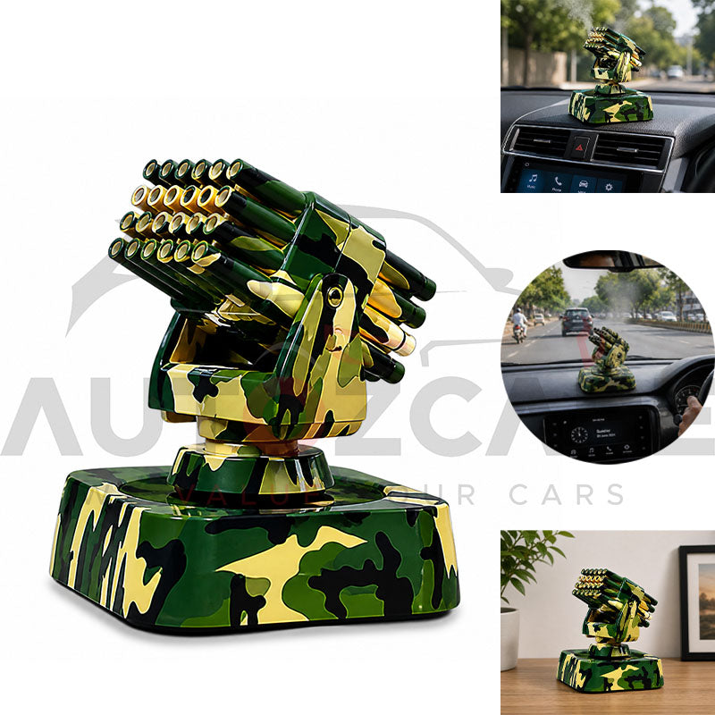 Solar-Powered Rotating Car Aroma Diffuser