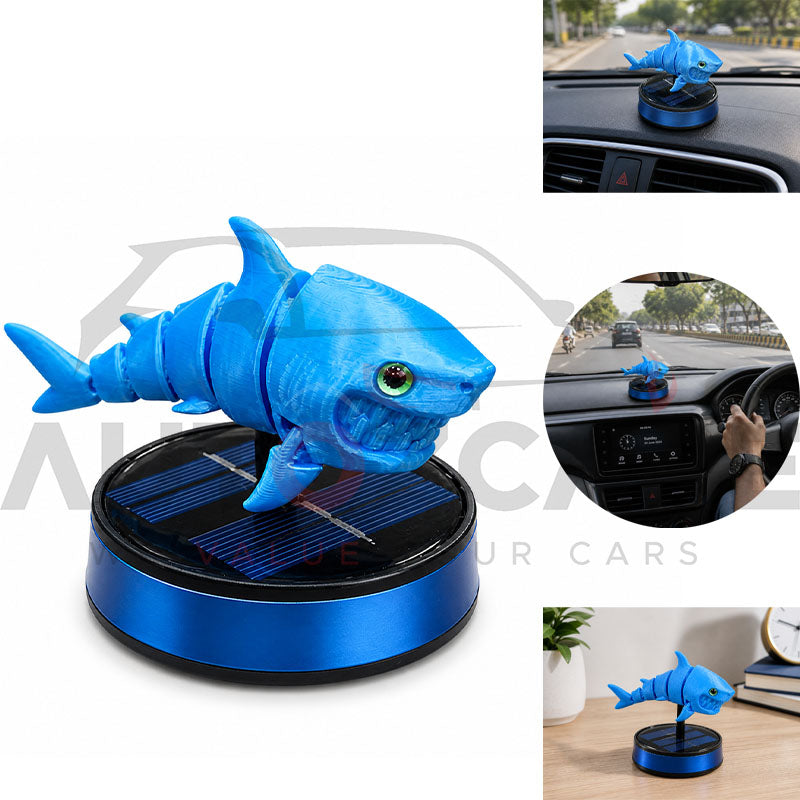 AquaShark Solar Car Freshener – Premium Rotating Shark Dashboard Air Freshener with Solar-Powered Motion & Long-Lasting Fragrance