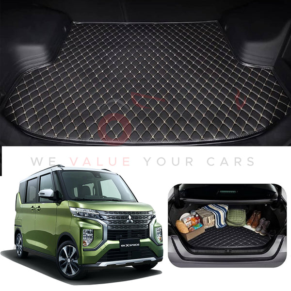 Mitsubishi Ek X Space 7D Custom Car Trunk Mat - Model 2019-2026
