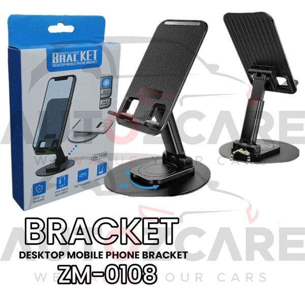 360° Adjustable Car Dashboard Mobile Phone Holder – Foldable Non-Slip Smartphone Stand