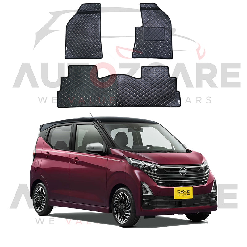Nissan Dayz Highway Star 7D Floor Mat ( Flat Style ) 2PCS - Model 2020-2026