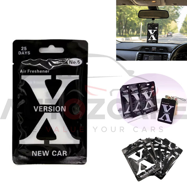 Black Jack X Version Premium Long-Lasting Hanging Car Air Freshener