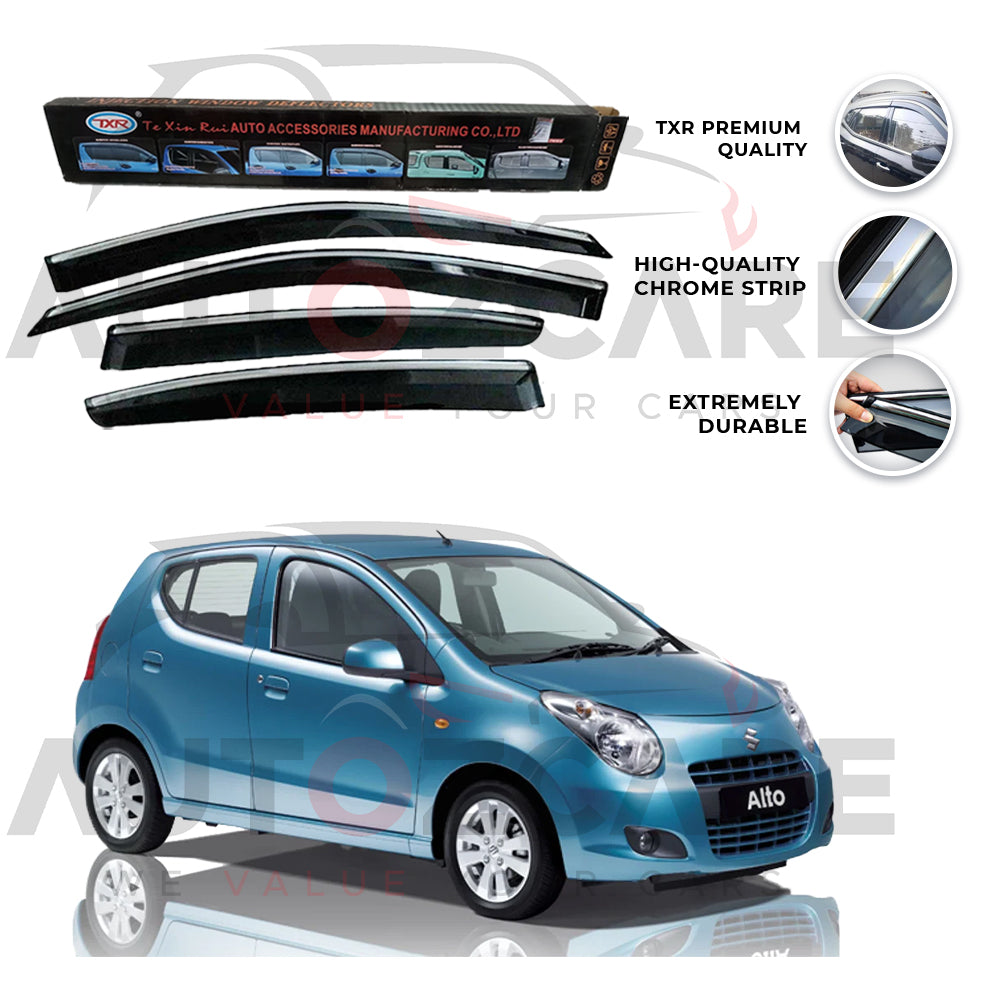 Suzuki Alto Japanese TXR Air press sun visor with chrome - Model 2009-2014