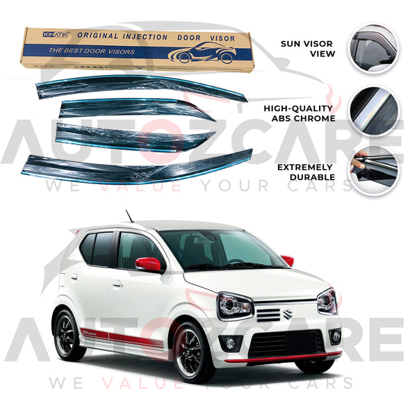 Suzuki Alto Japanese Air press sun visor with chrome - Model 2014-2025