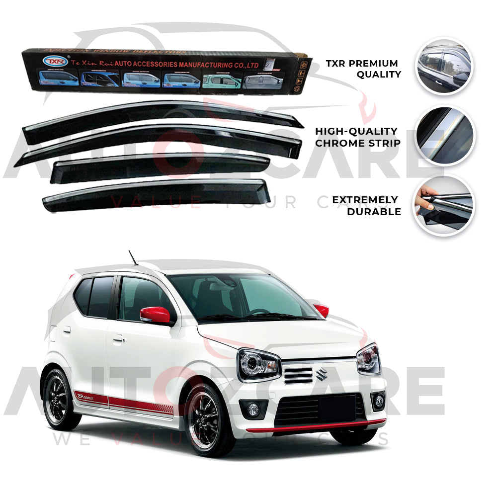 Suzuki Alto Japanese TXR Air press sun visor with chrome - Model 2014-2025