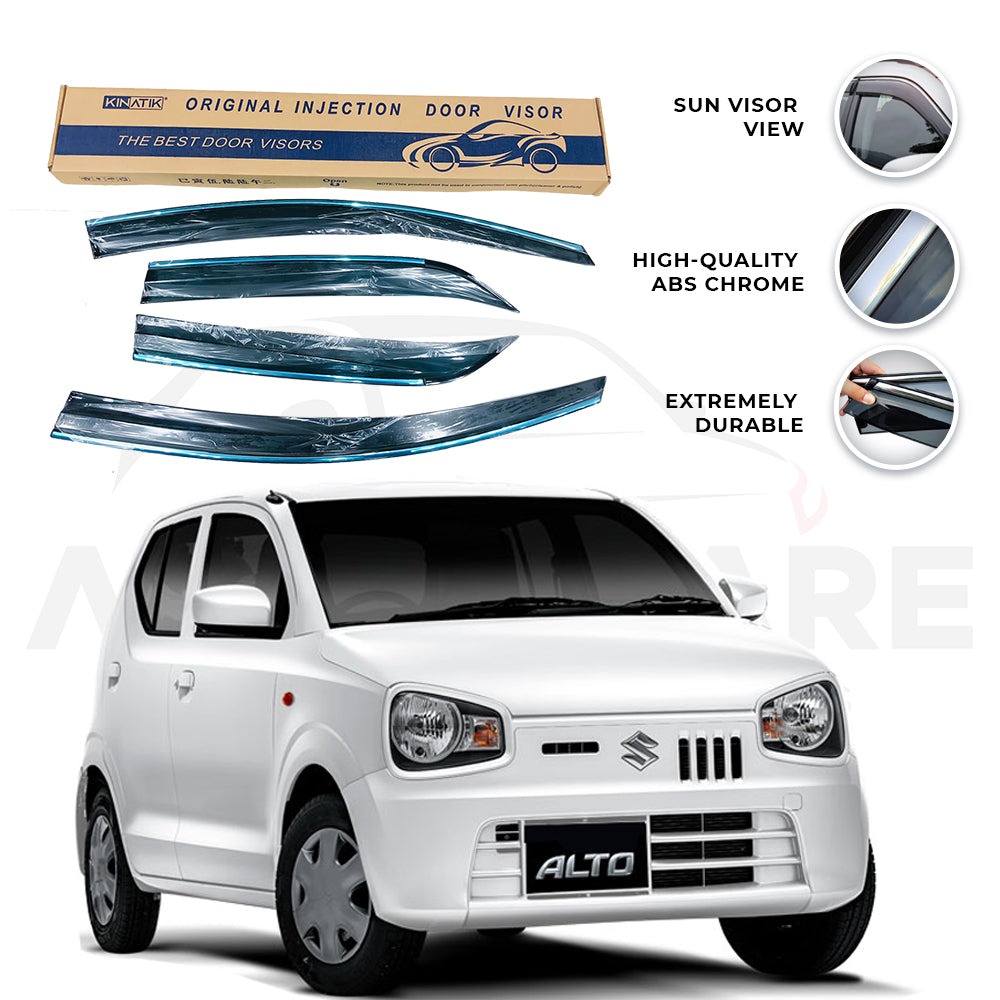 Suzuki Alto Air press sun visor with chrome - Model  2019-2024