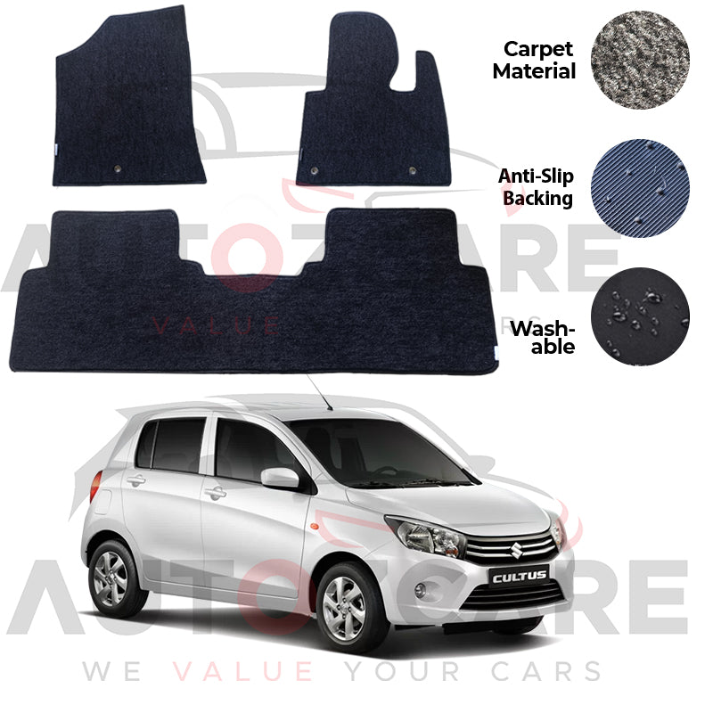 Suzuki Cultus Genuine Fitting Carpet Floor Mat 3PCS - Model 2017-2025