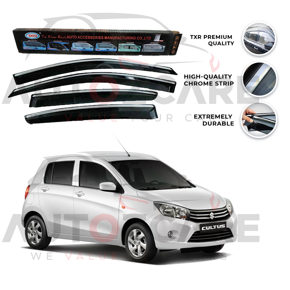 Suzuki Cultus TXR Air press sun visor with chrome - Model  2017-2025