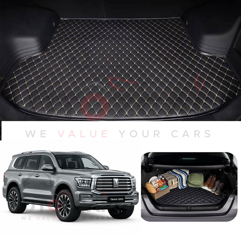 GWM Tank 500 7D Custom Car Trunk Mat - Model 2024-2025