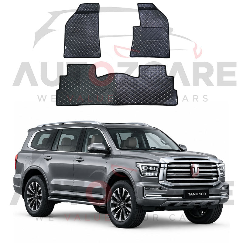 GWM Tank 500 7D Floor Mat ( Flat Style ) 4PCS - Model 2024-2025