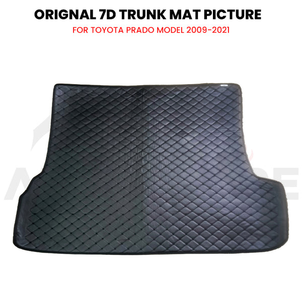 Toyota Prado 7D Custom Car Trunk Mat - Model 2009-2021 Prado Best Trunk mats | Prado 7D | Prado Mat | Mix Thread
