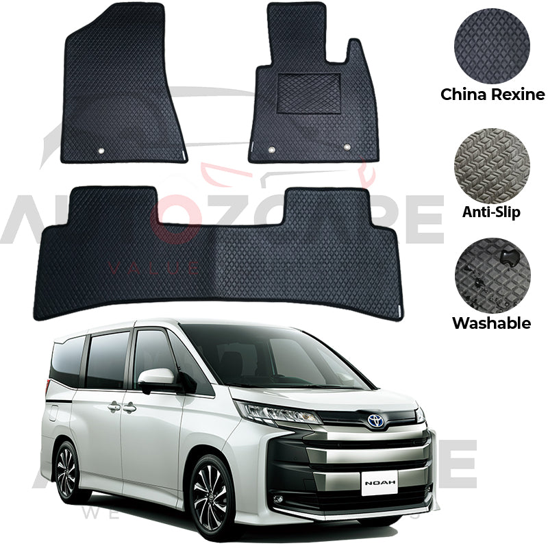 Toyota Noah China Rexine Floor Mat 3PCS - Model 20214-2021