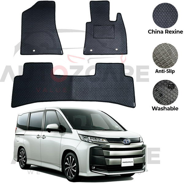 Toyota Noah China Rexine Floor Mat 3PCS - Model 20214-2021