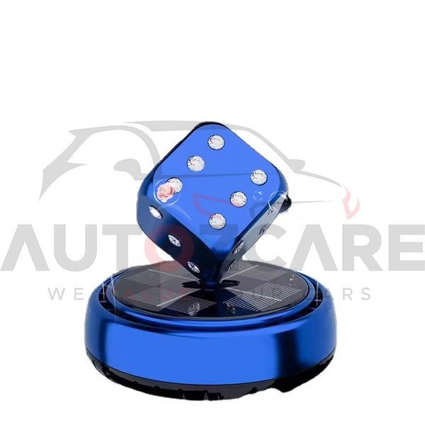 Solar Rotating Magic Dice Car Perfume