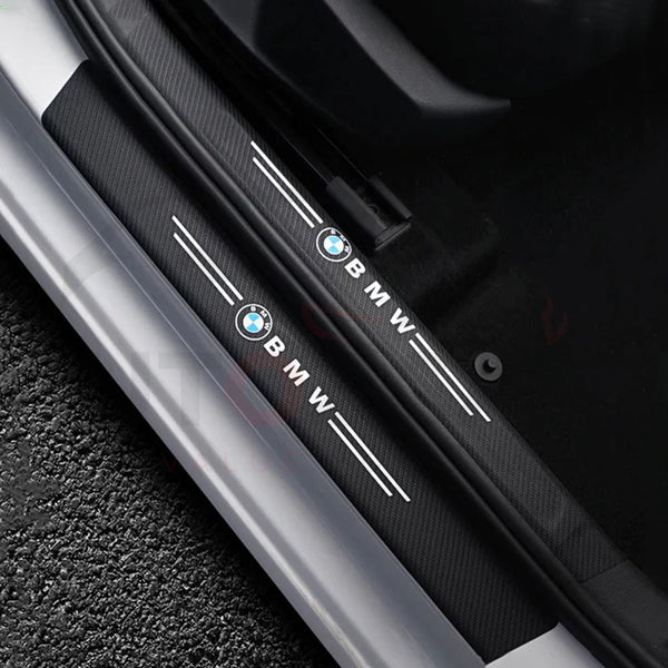 Car Carbon Door Sill Protector Sticker Tape