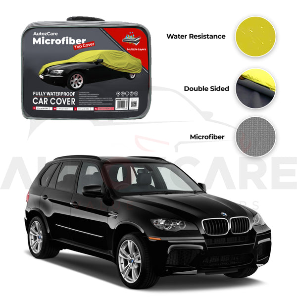 BMW X5 Model 2003-2010 Microfiber Car Top Cover - AutozCare Pakistan