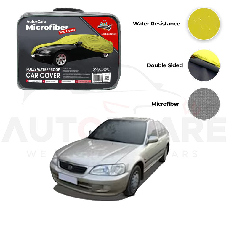 Honda City Microfiber Car Top Cover - Model 2000 - 2003