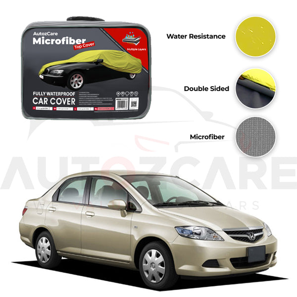 Honda City Microfiber Car Top Cover - Model 2006-2008 - AutozCare Pakistan