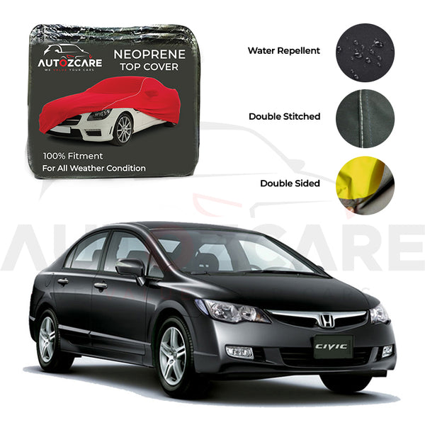 Honda Civic Neoprene Top Cover - Model 2006-2012 - AutozCare Pakistan