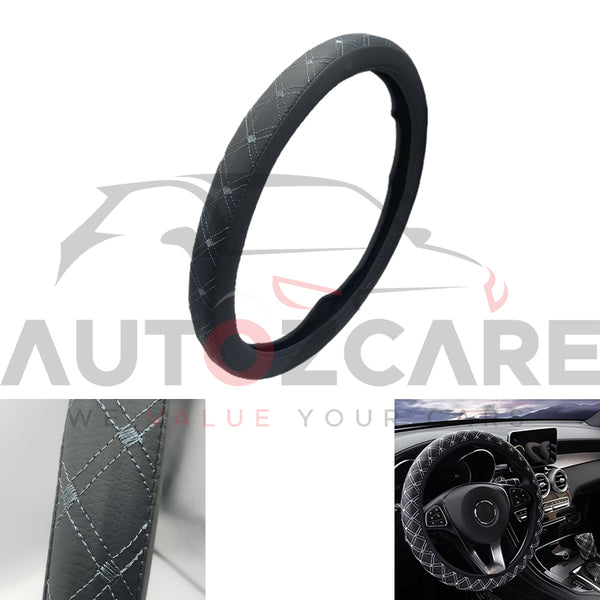 Universal Car PU Leather Steering Wheel Cover
