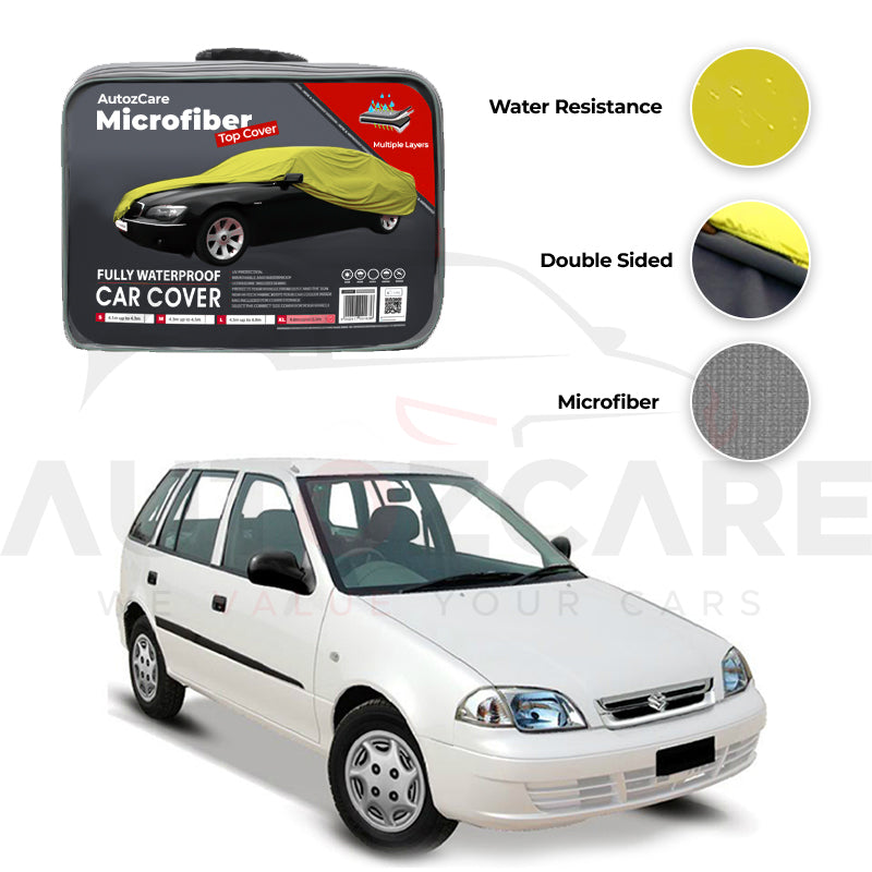Suzuki Cultus Microfiber Car Top Cover - Model 2000-2007