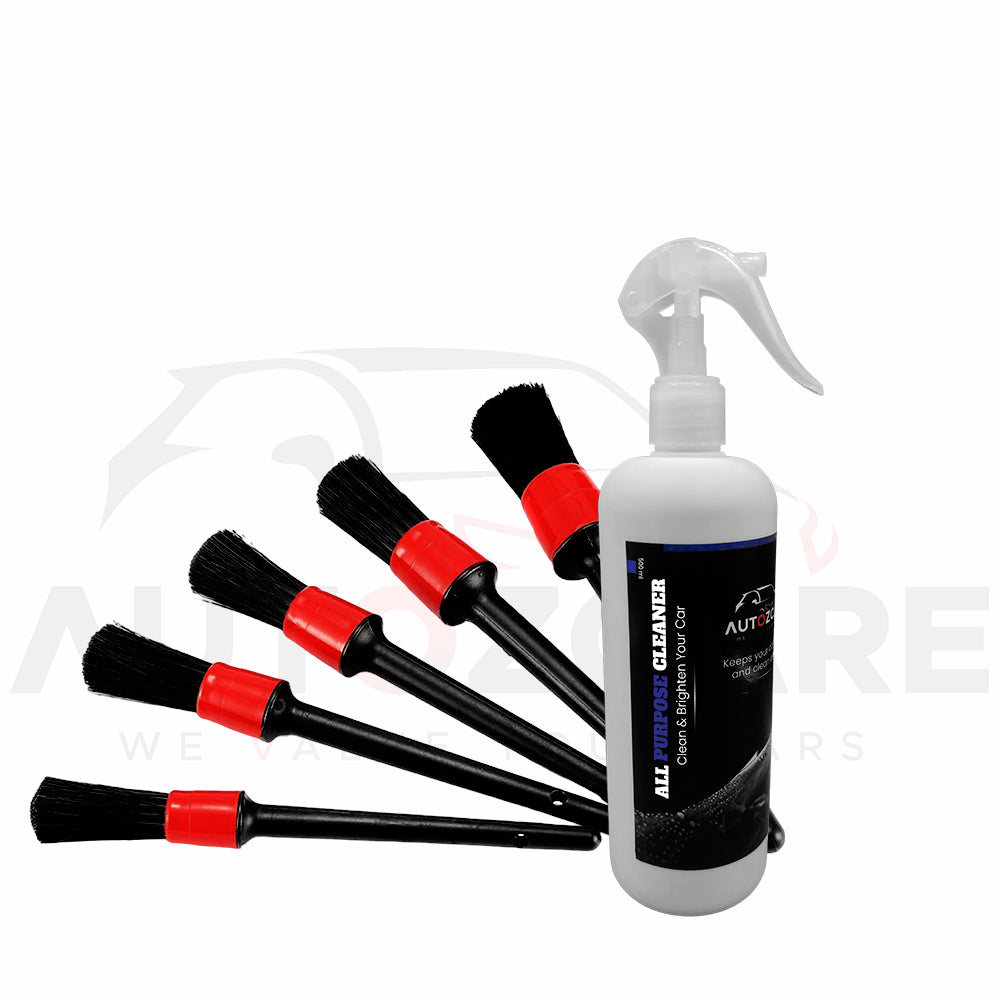 AutozCare All Purpose Cleaner and Detailing Brushes set (Pack of 2)